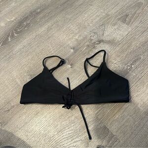 Bamba swim black bikini top size medium